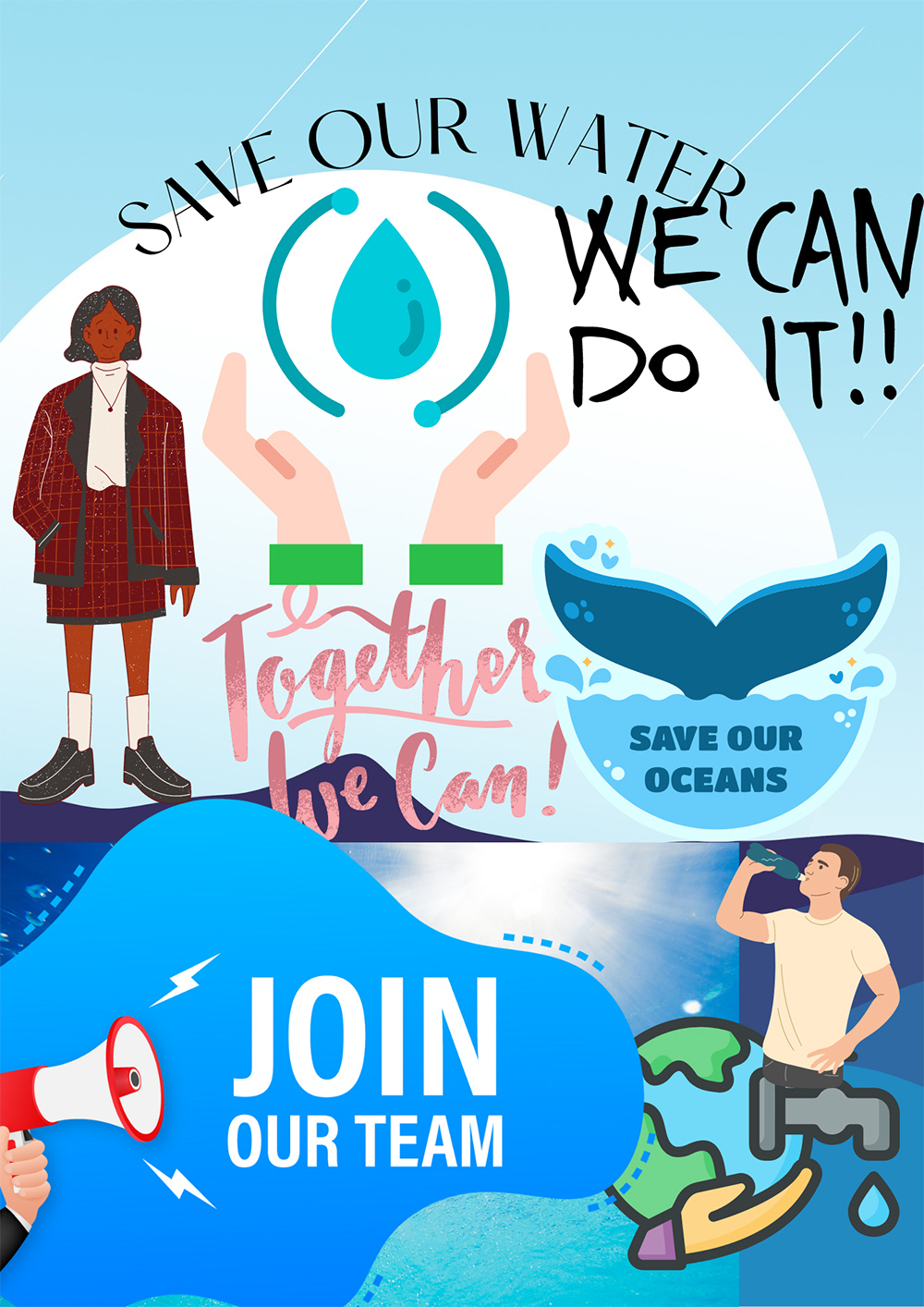 save our water poster